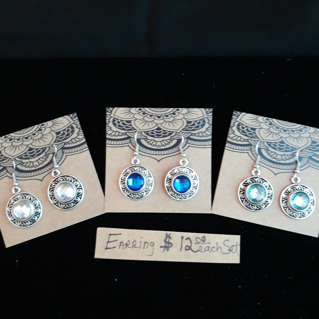 Snap Button Earrings